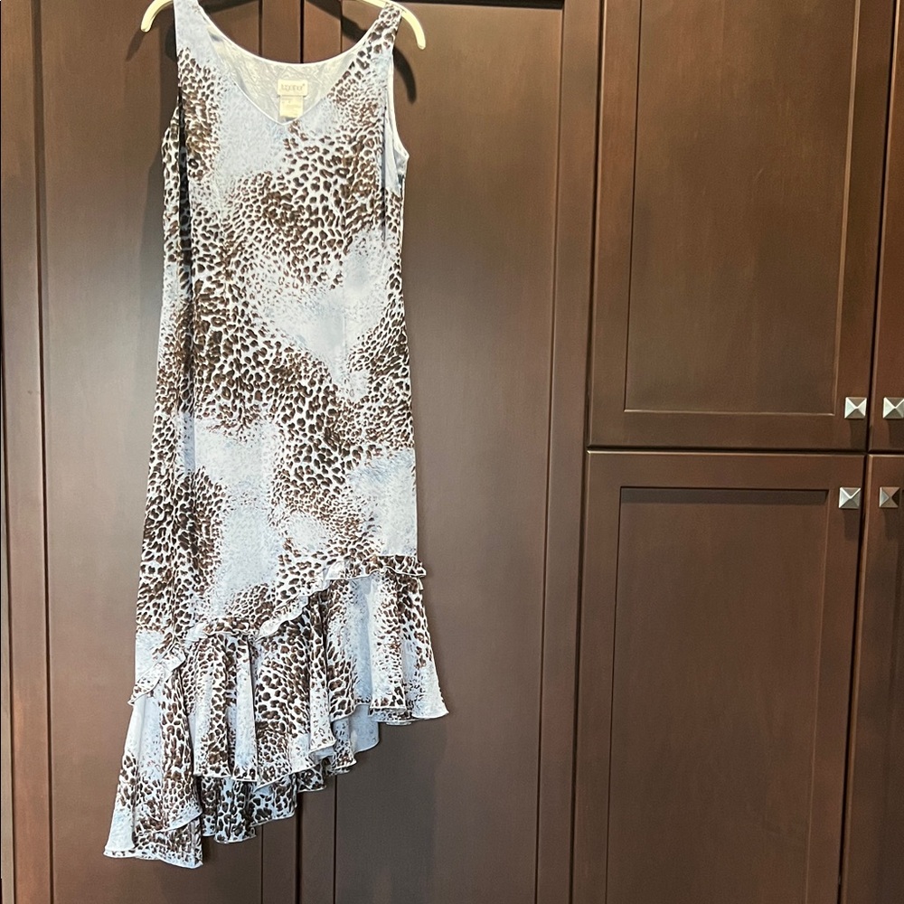 Animal Print Brown on Blue by Together